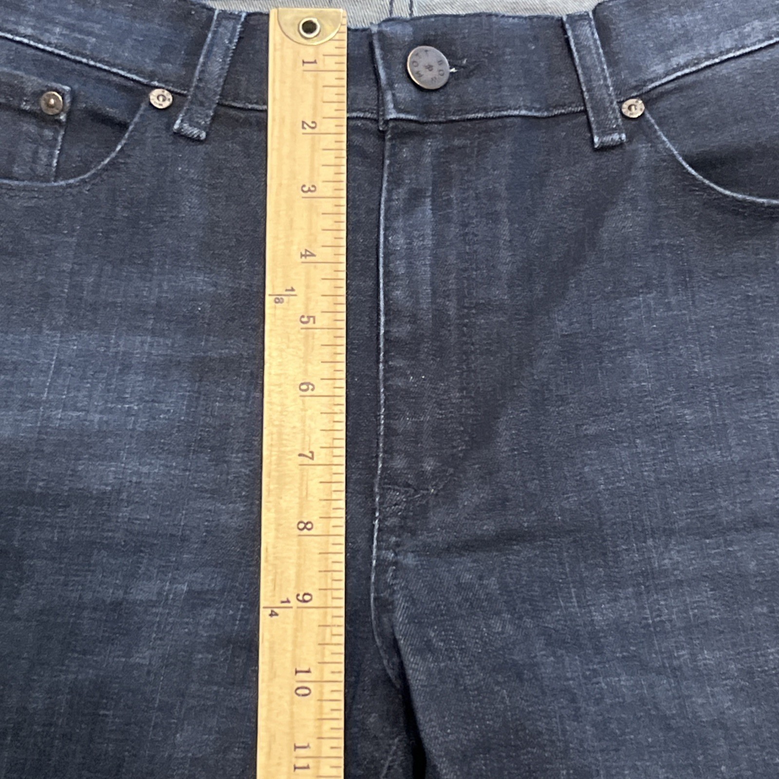 Mott And Bow Mens Jeans 32×30 Blue Straight Leg Dark Wash Denim