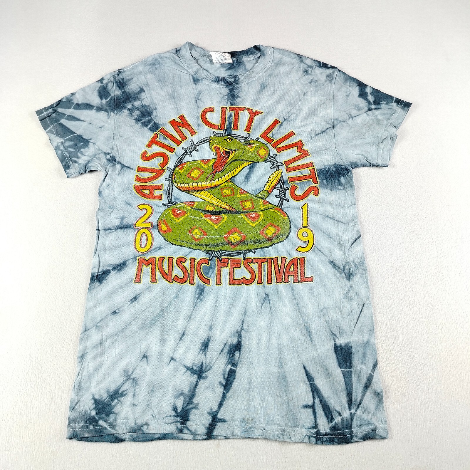 Colortone T-Shirt Mens Size S Gray 2019 Music Festival Short Sleeve Crew Neck