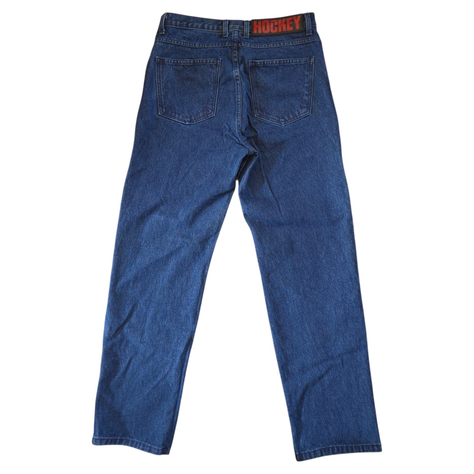 Hockey Skateboards Jeans Eyes without a Face dark wash double knee FA – 31×32.5