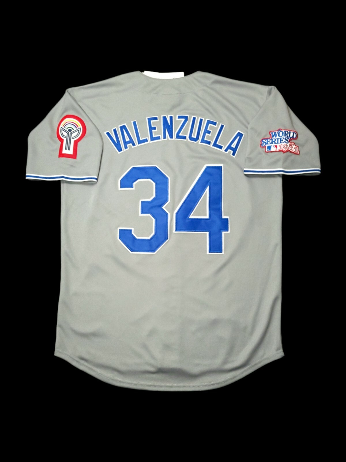 Fernando Valenzuela Los Angeles Dodgers 1981 Men’s Road Gray Baseball Jersey
