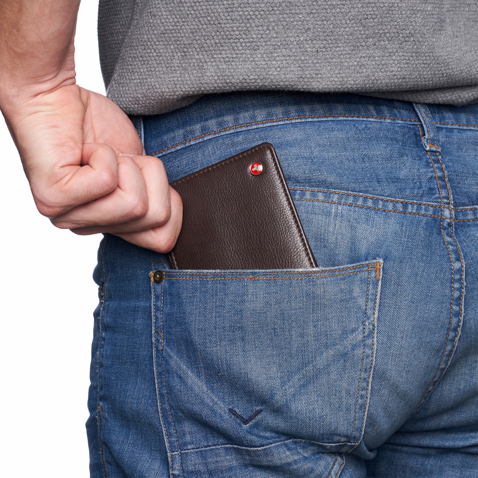 Alpine Swiss Bifold Wallet, Wallet Genuine Leather, RFID Blocking, Gift Box