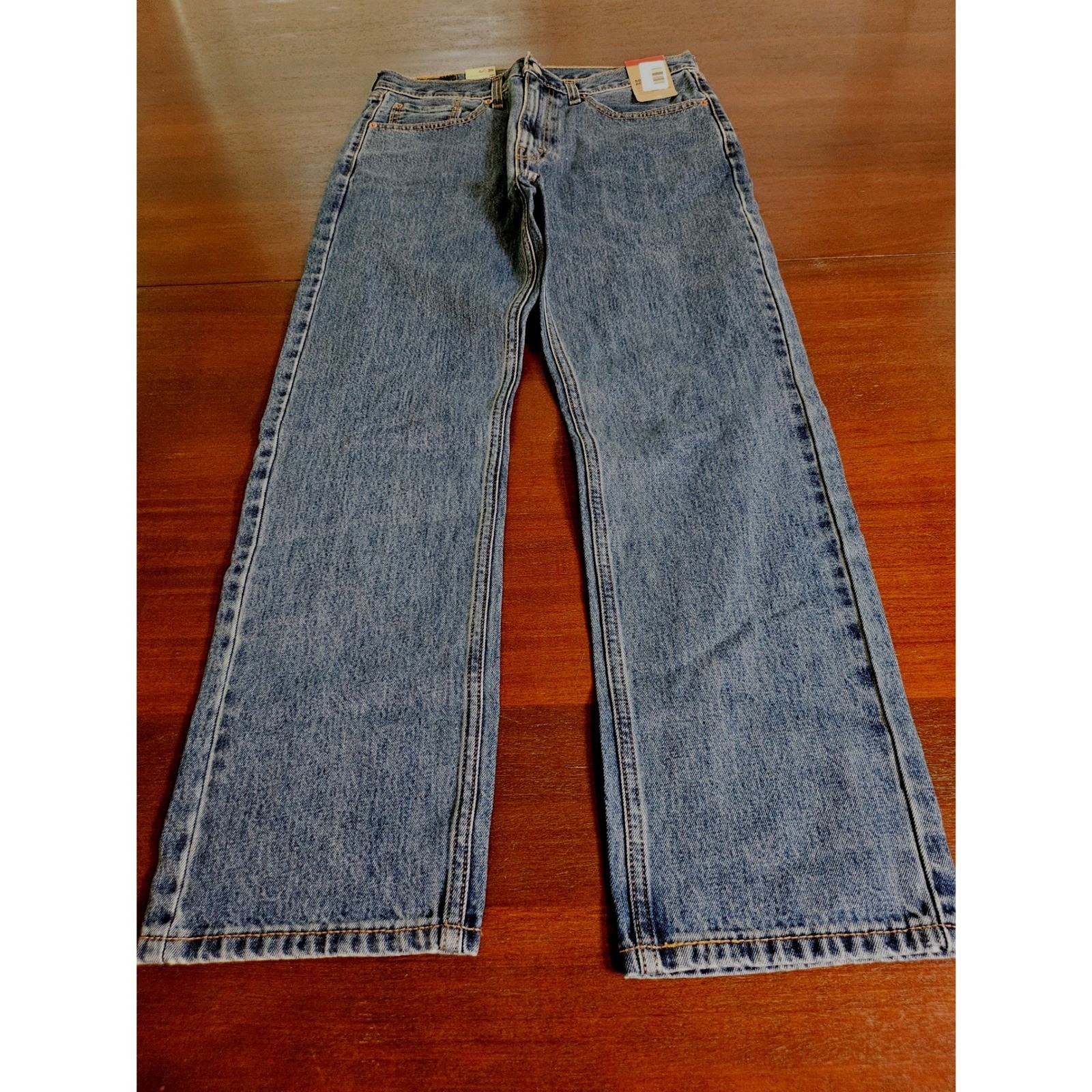 Levi’s 505 Jeans Mens 33×30 Blue Regular Fit Straight Leg Denim