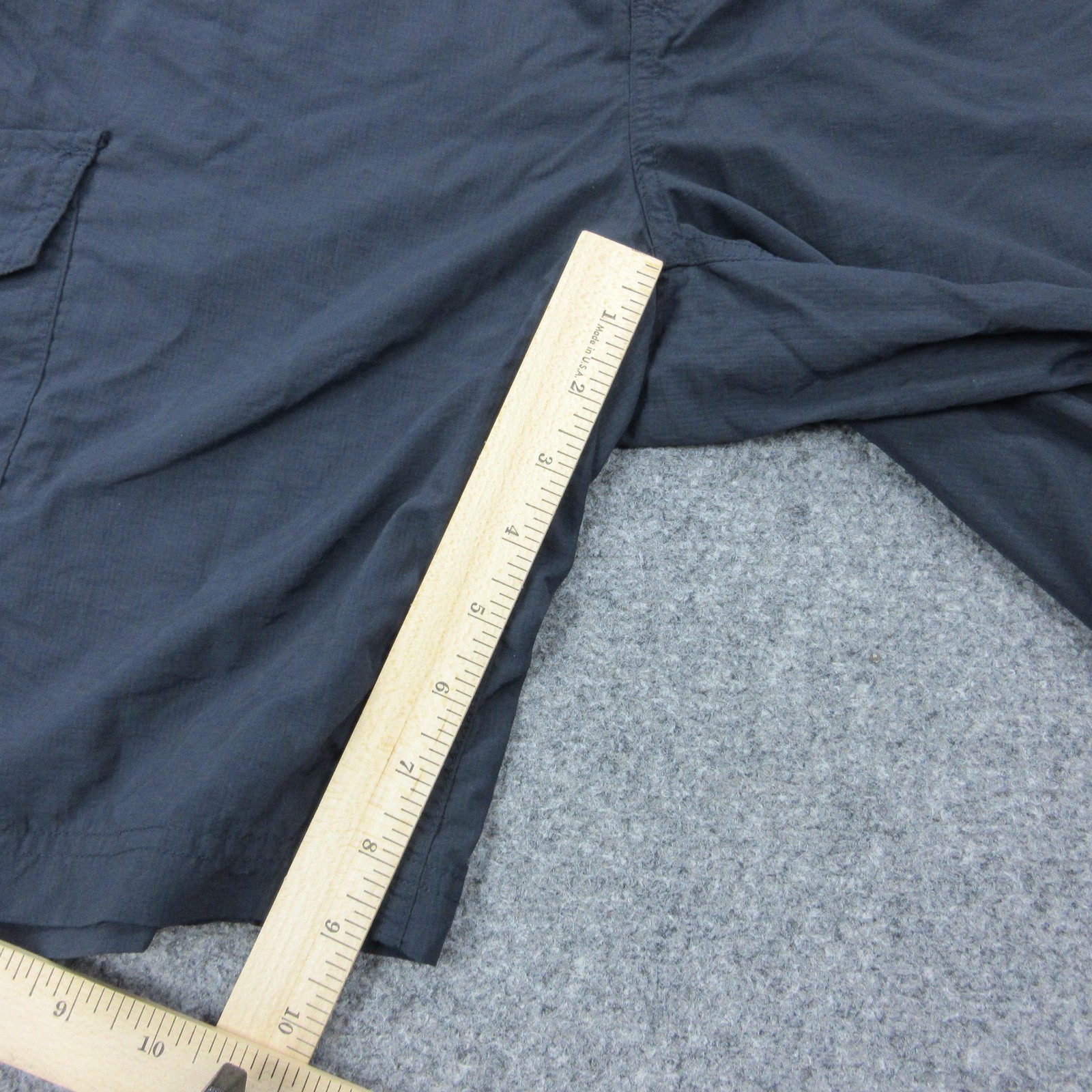 Columbia Shorts Mens 32 Blue Cargo Nylon Polyester Microfiber 10 Inseam