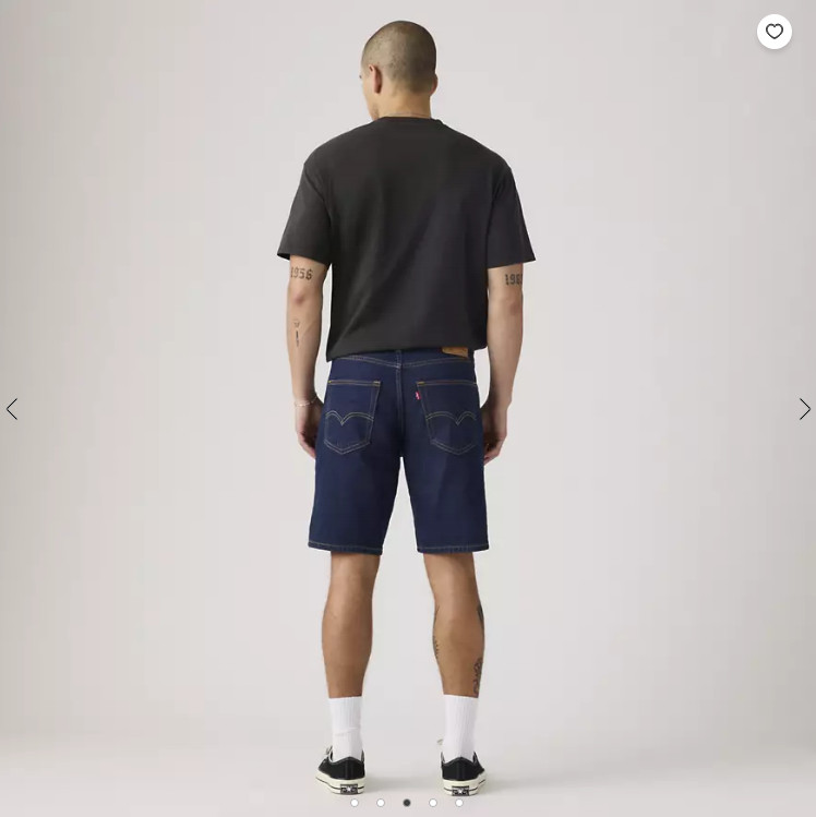 Levi’s 445 Athletic 10″ Men’s Shorts – Icarus Sun Short – Dark Wash – Stretch