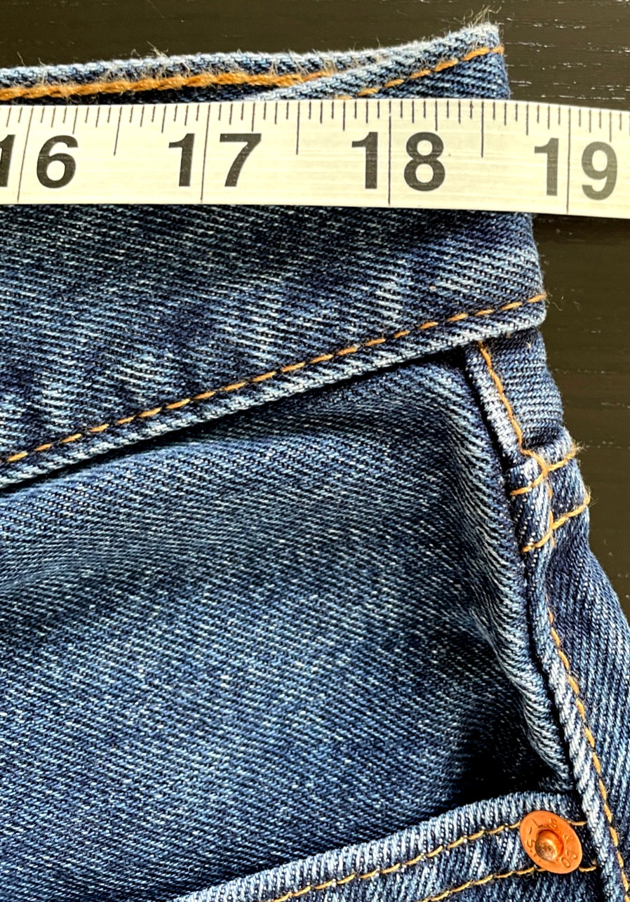 NWT LEVI’S 505 Regular Fit Blue Denim Jeans Men’s Tagged 38/32 ( 37×30 3/4 )