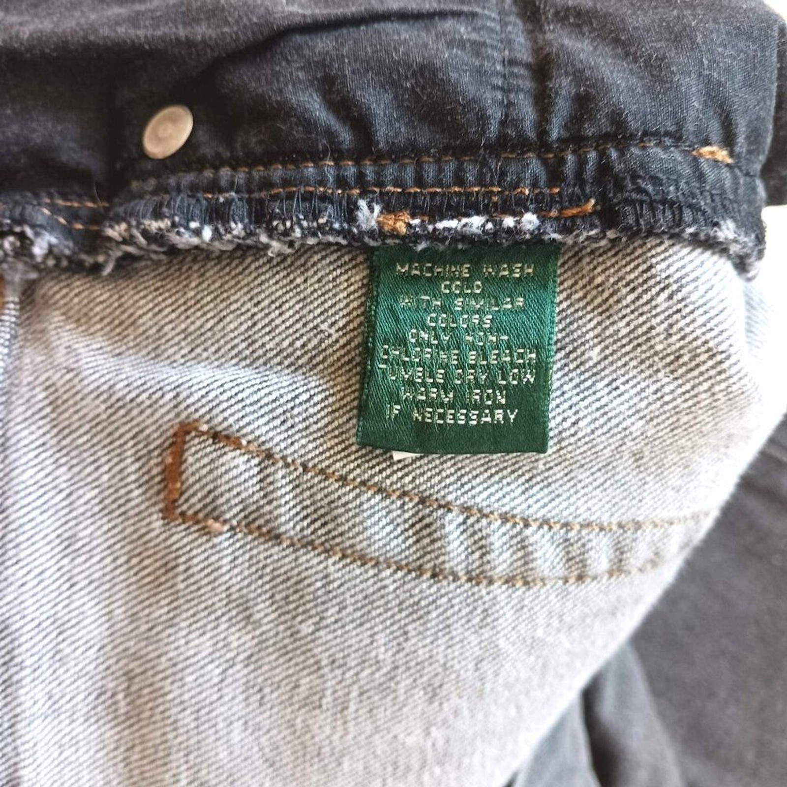 Lauren Jeans Co. Grey Classic Straight Leg High Waist Jeans Size 10 Vintage