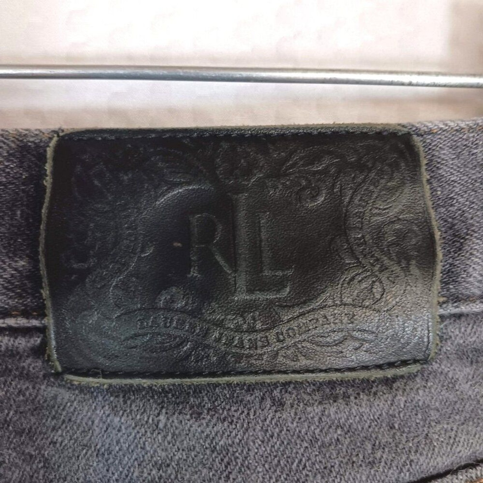 Lauren Jeans Co. Grey Classic Straight Leg High Waist Jeans Size 10 Vintage