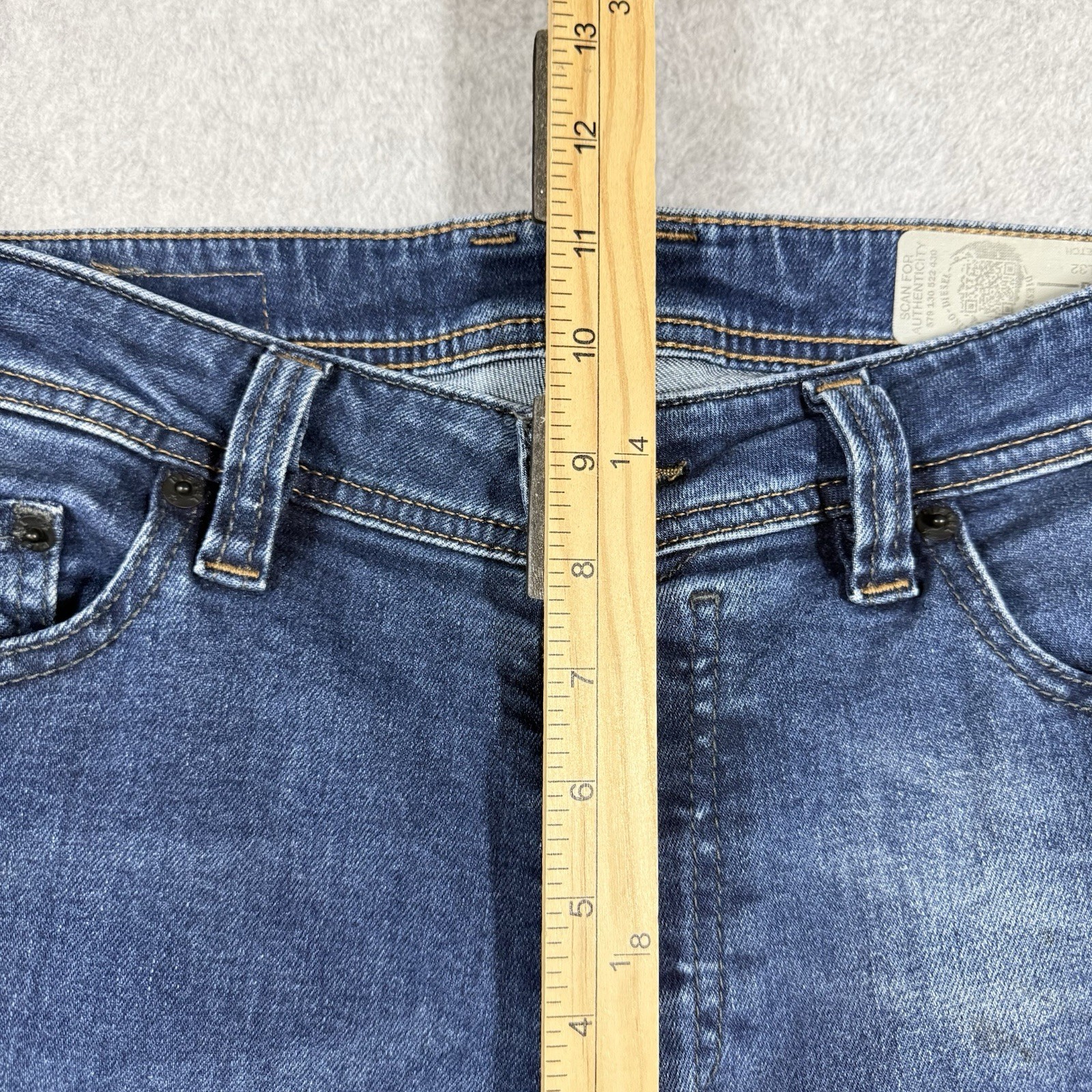 Diesel Safado-R Jeans Men 29×32 Blue Slim Straight Stretch Medium Wash RC79I