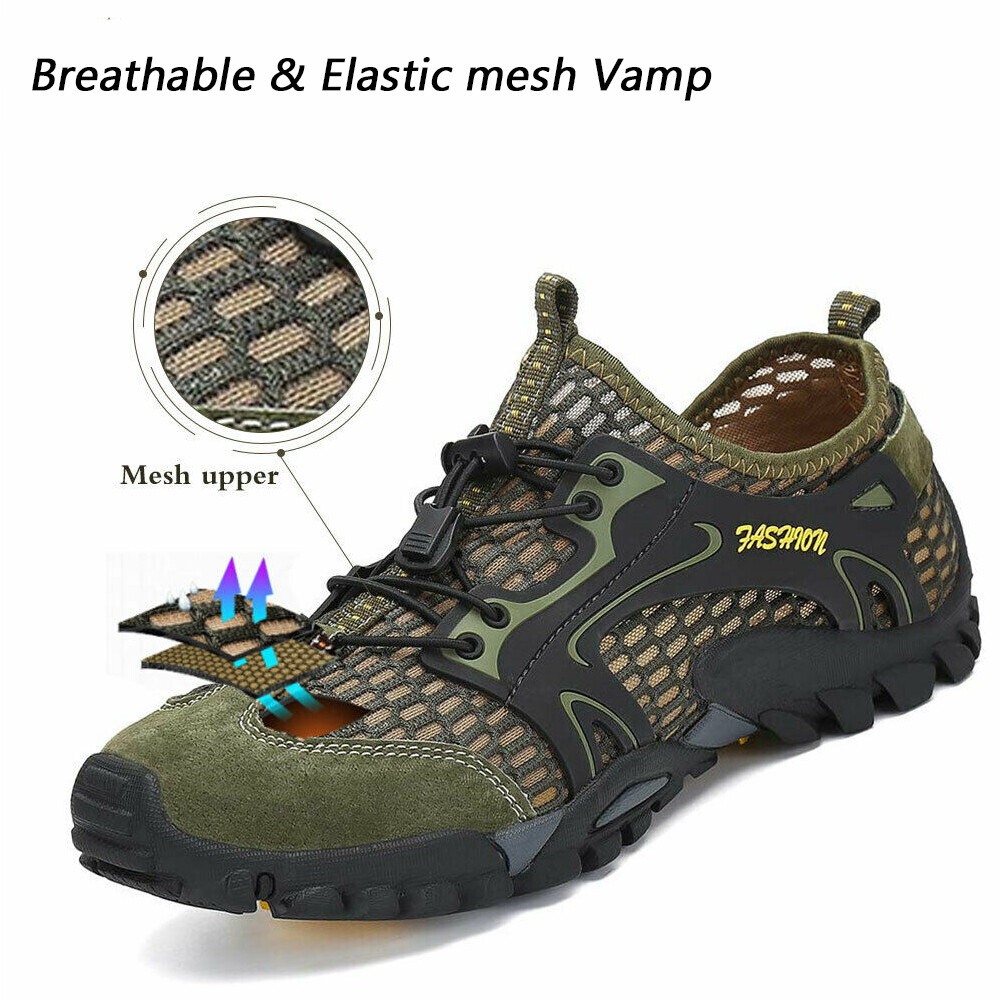 Mens Water Shoes Quick Dry Barefoot Women Beach Diving Surf Aqua Hiking Sandals