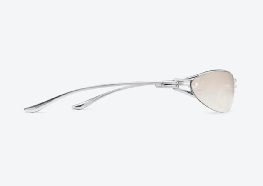 Gentle Monster Futura 02 Sunglasses Silver/Gray With Case New