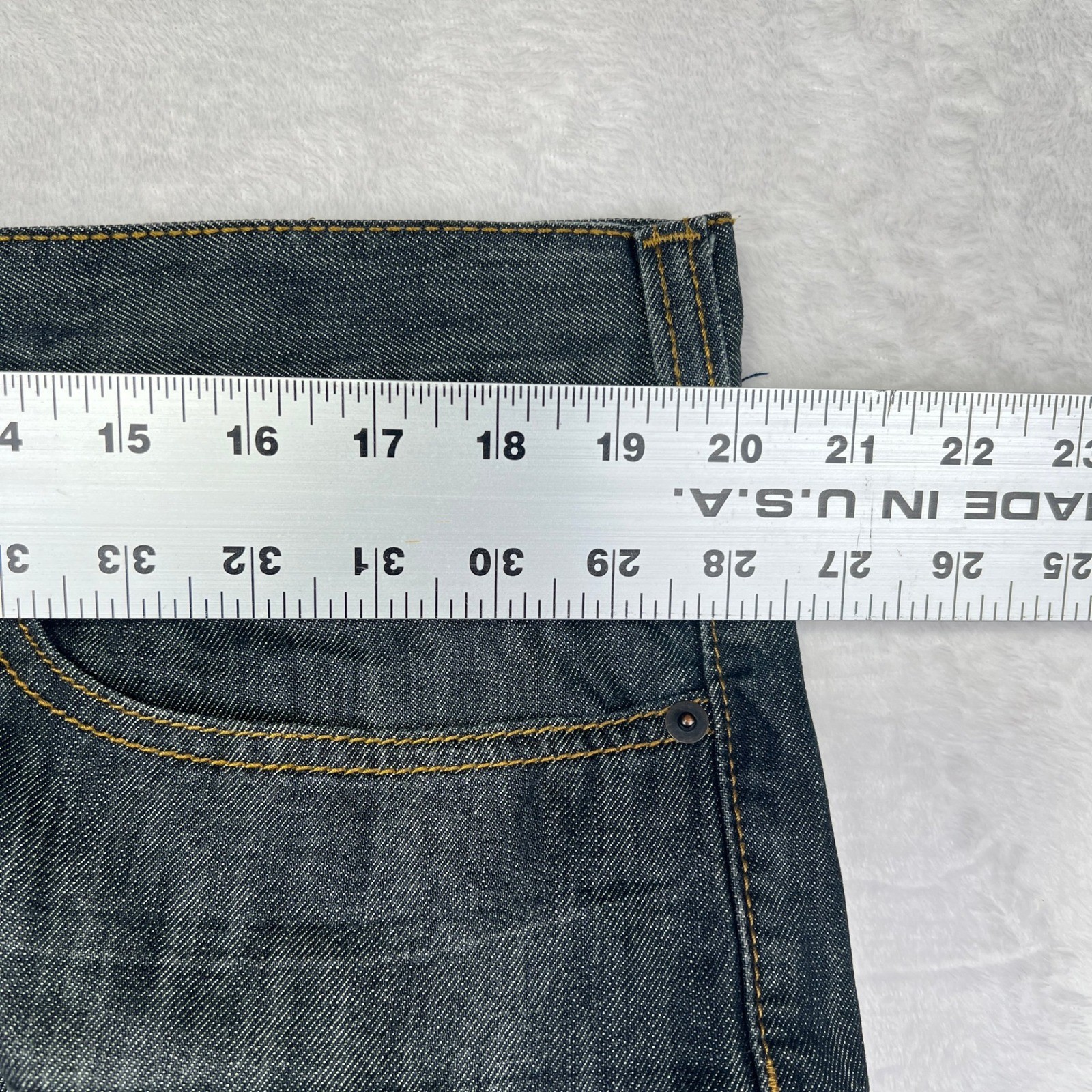 Urban Pipeline Jeans Mens 38×32 Blue Relaxed Bootcut Denim