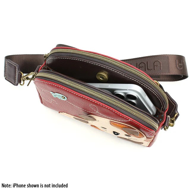 Chala Toaster Crossbody Bag RFID Protected Style #866 *NEW*