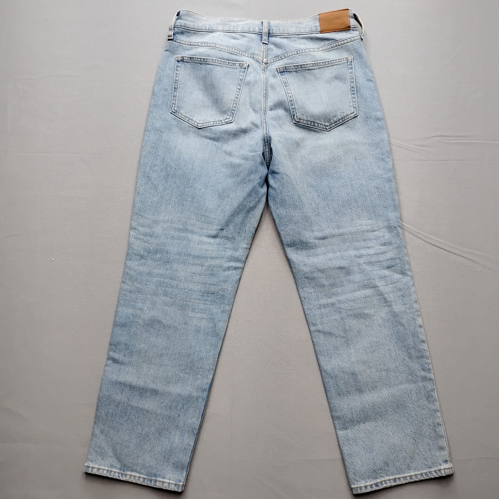 J.Crew Classic Straight Leg Jeans Light Wash Organic Cotton Candiani Denim 29