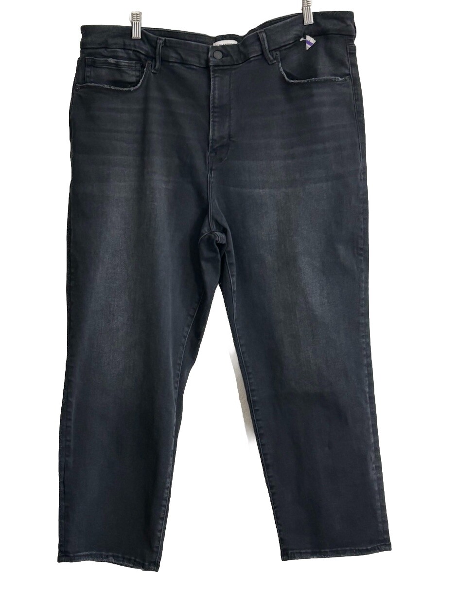 Good American Woman Good Legs Straight Jeans Size: 28-32