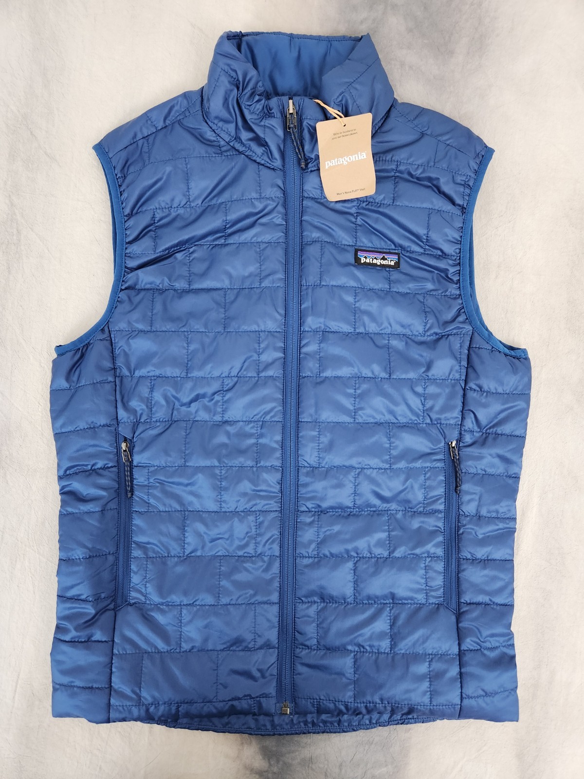 Patagonia Nano Puff Vest Clement Blue Men’s Size Medium