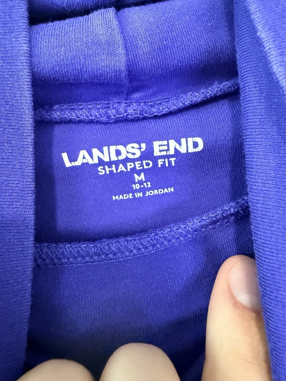 Lands End Casual Turtleneck Fall/Summer Hiking Camping Gorpcore Warm Top Women M
