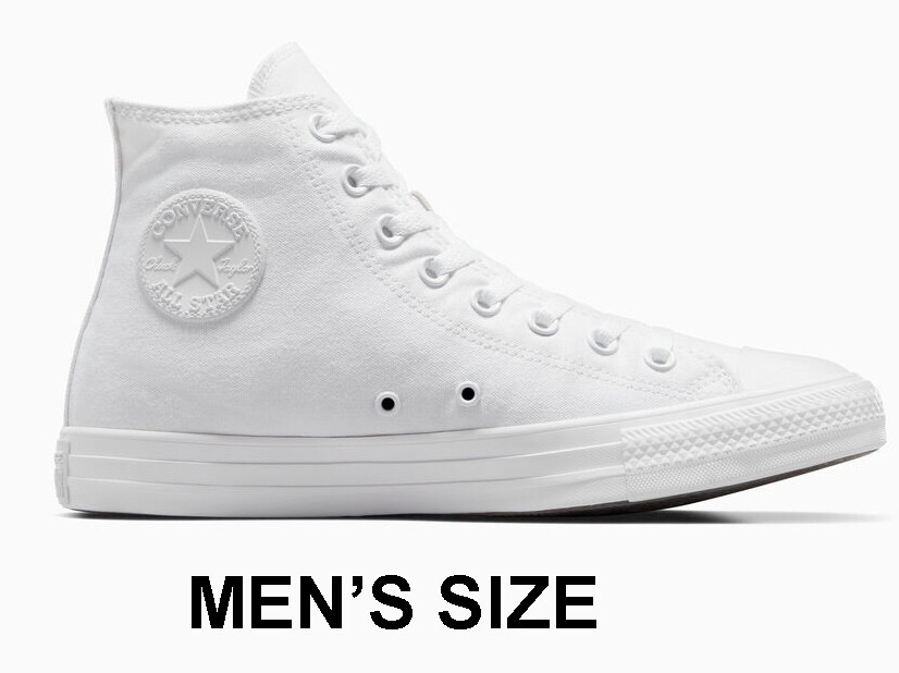 Converse Men’s Chuck Taylor All star High Top Sneaker Canvas Upper +MORE COLORS