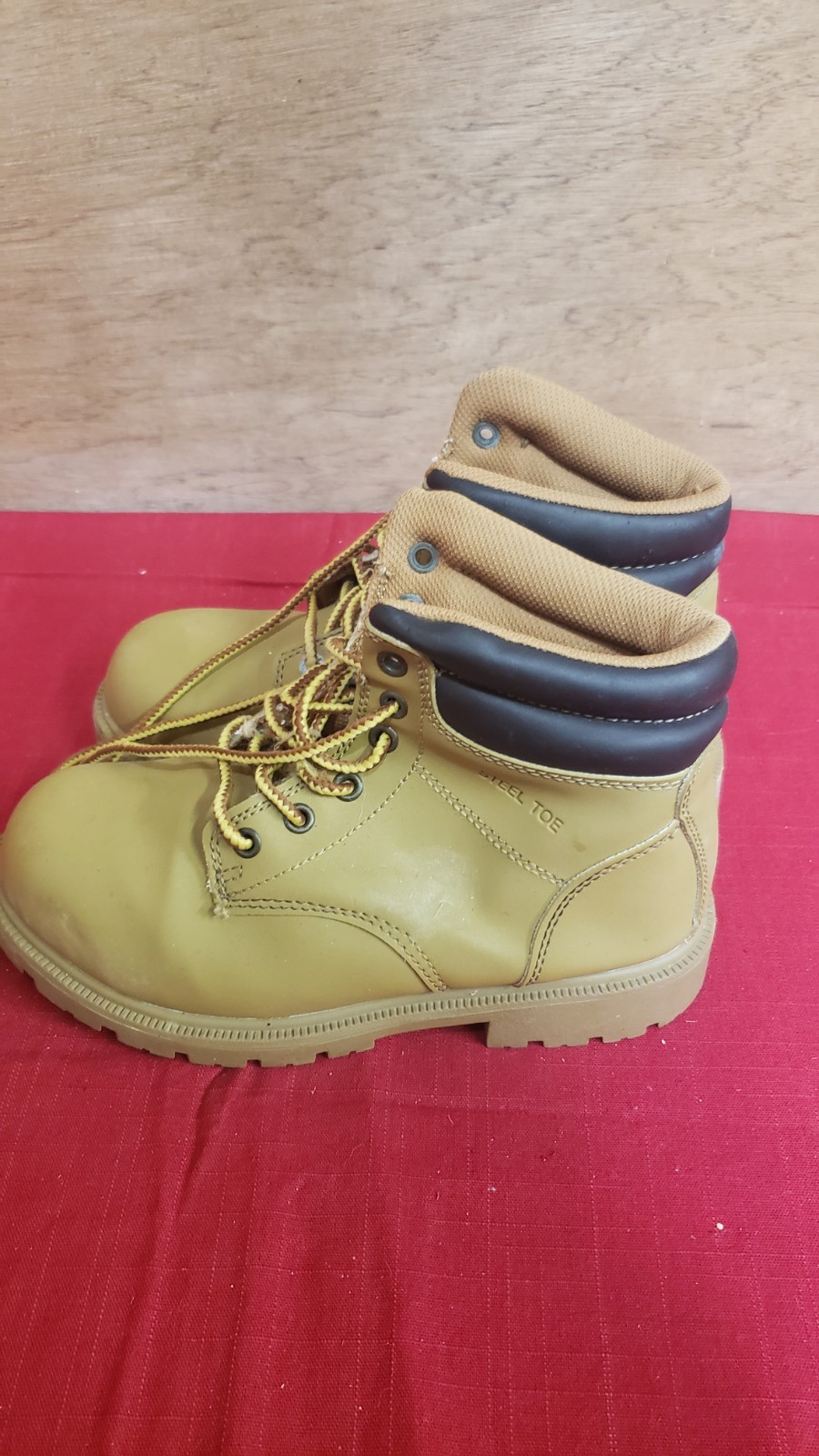 Ladies Brahma Caraway Steel Toe Work Boots 6.5