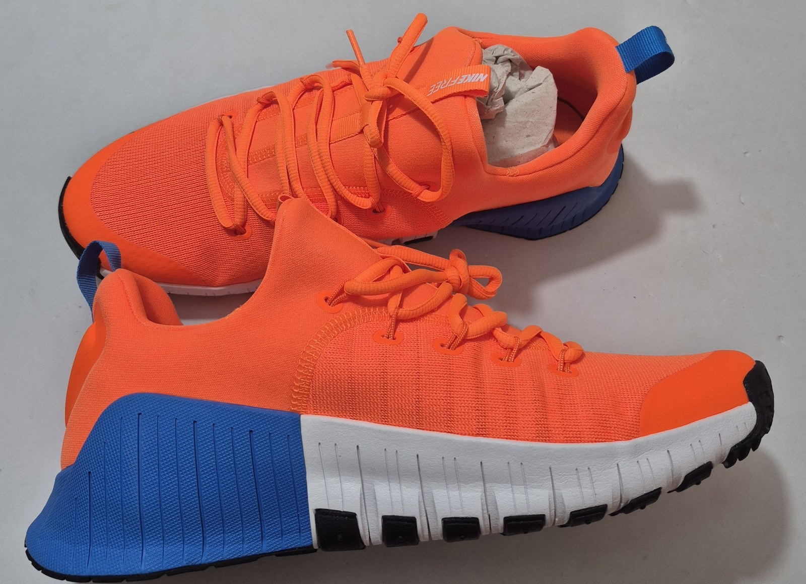 Nike Free Metcon 6 “Total Orange/Photo Blue/Black/White” FJ7127-802 Sz 11 NBY