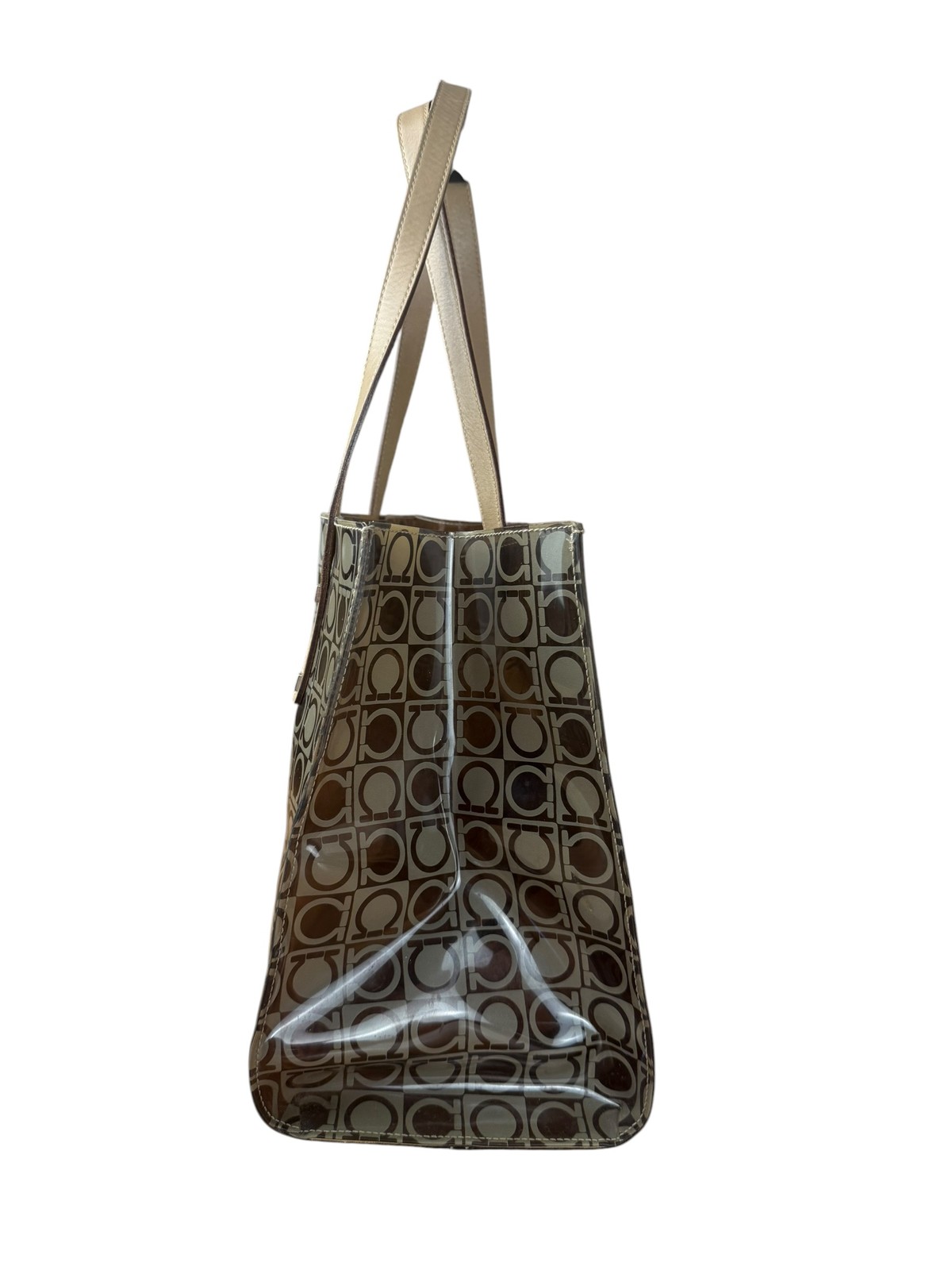 Size OS – Salvatore Ferragamo Gancini Vinyl Tote/Hand Bag / Pre-Owned