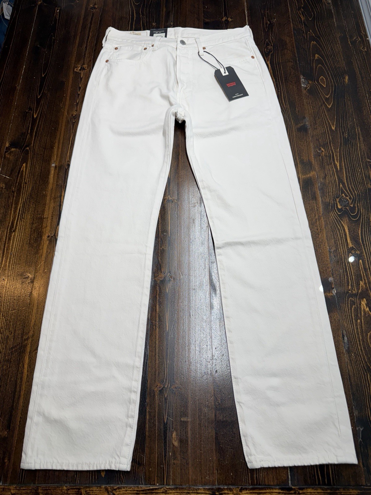Levi’s Premium 501 Original Fit Men’s Jeans, White, Non-Stretch, 31×32, NWT