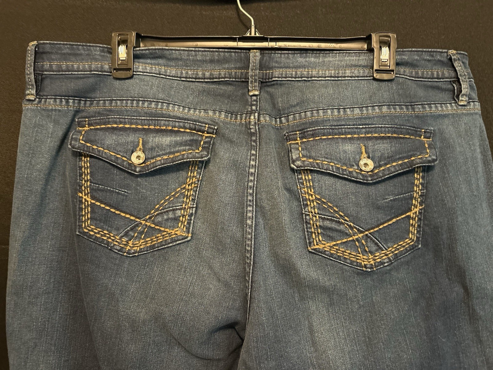 a.n.a Plus Women Mid-Rise Boyfriend Jean Size 22W Dark Heirloom Color