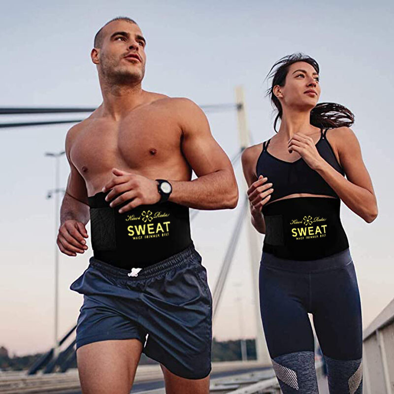 Men’s Waist Trainer Body Shaper Slimmer Sweat Belt Tummy Control Band Fat Burner