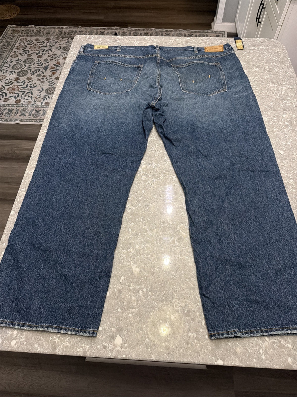 Mens Polo Ralph Lauren Hampton Relaxed Straight Jeans 50B Waist and 30 Inseam