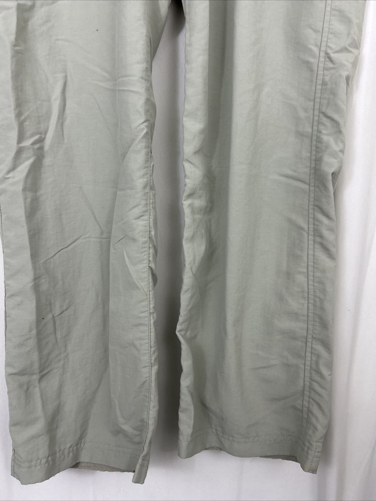 REI Mens 38×32 Beige Hiking Pants Nylon Polyester Cotton Lightweight