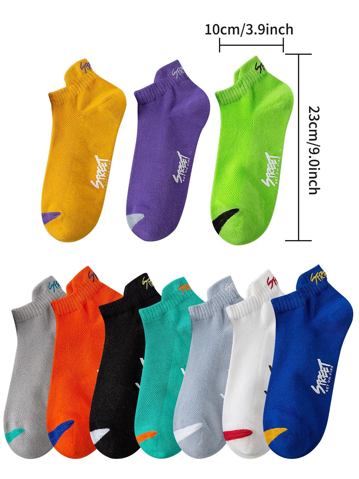 10Pair Men Women Ultra-thin Boat Socks Low Cut Mesh Invisible Casual Solid Socks