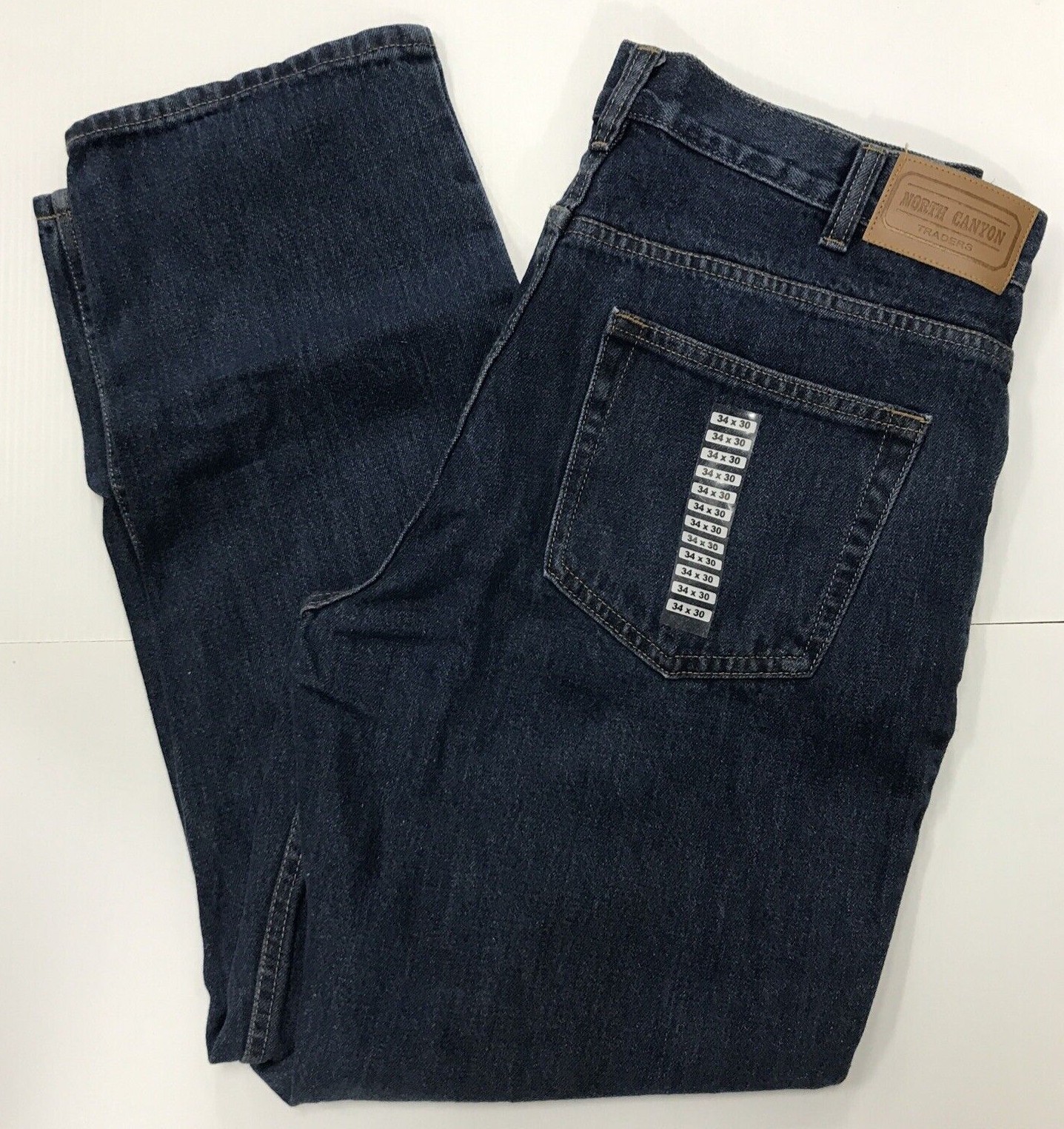 North Canyon Traders Men’s Heavyweight 5-Pocket Jeans, 32″-42″W x 30″, 32″, 34″L