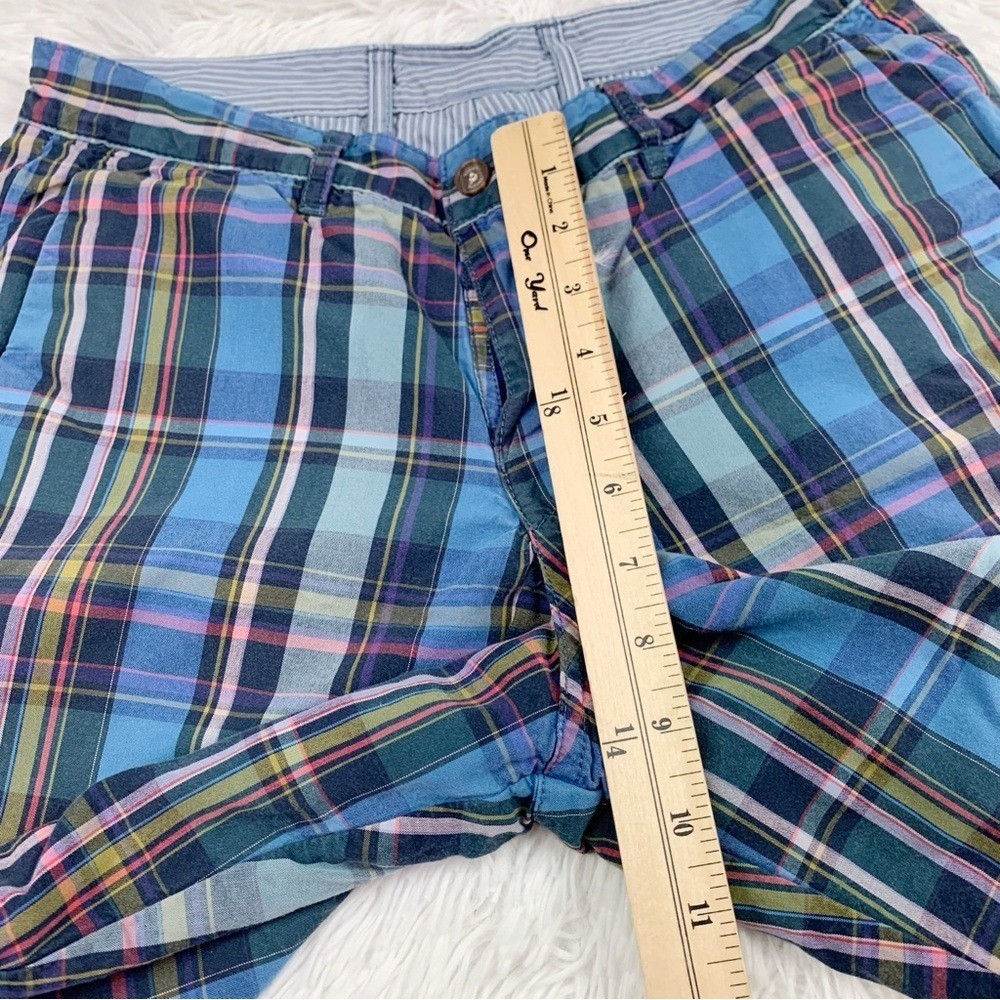 Tommy Bahama Men’s size 28 striped plaid reversible shorts