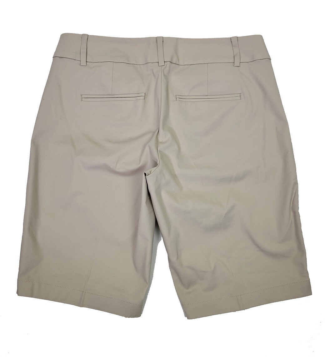 NWT Ann Taylor Beige khaki Tan Board Walk Bermuda walking women’s Shorts