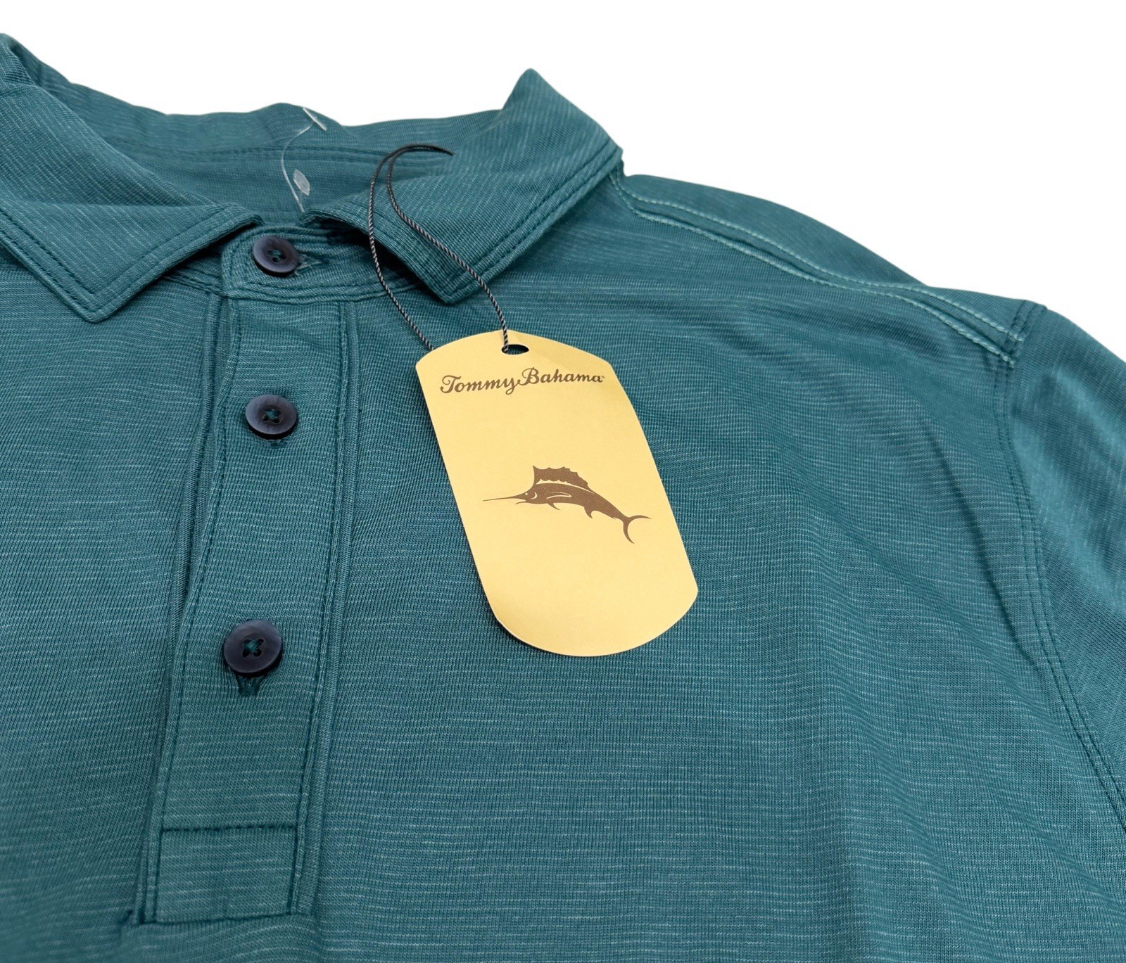 Tommy Bahama Men’s Polo Shirt Top Seven Seas Green Size L NWT. M9