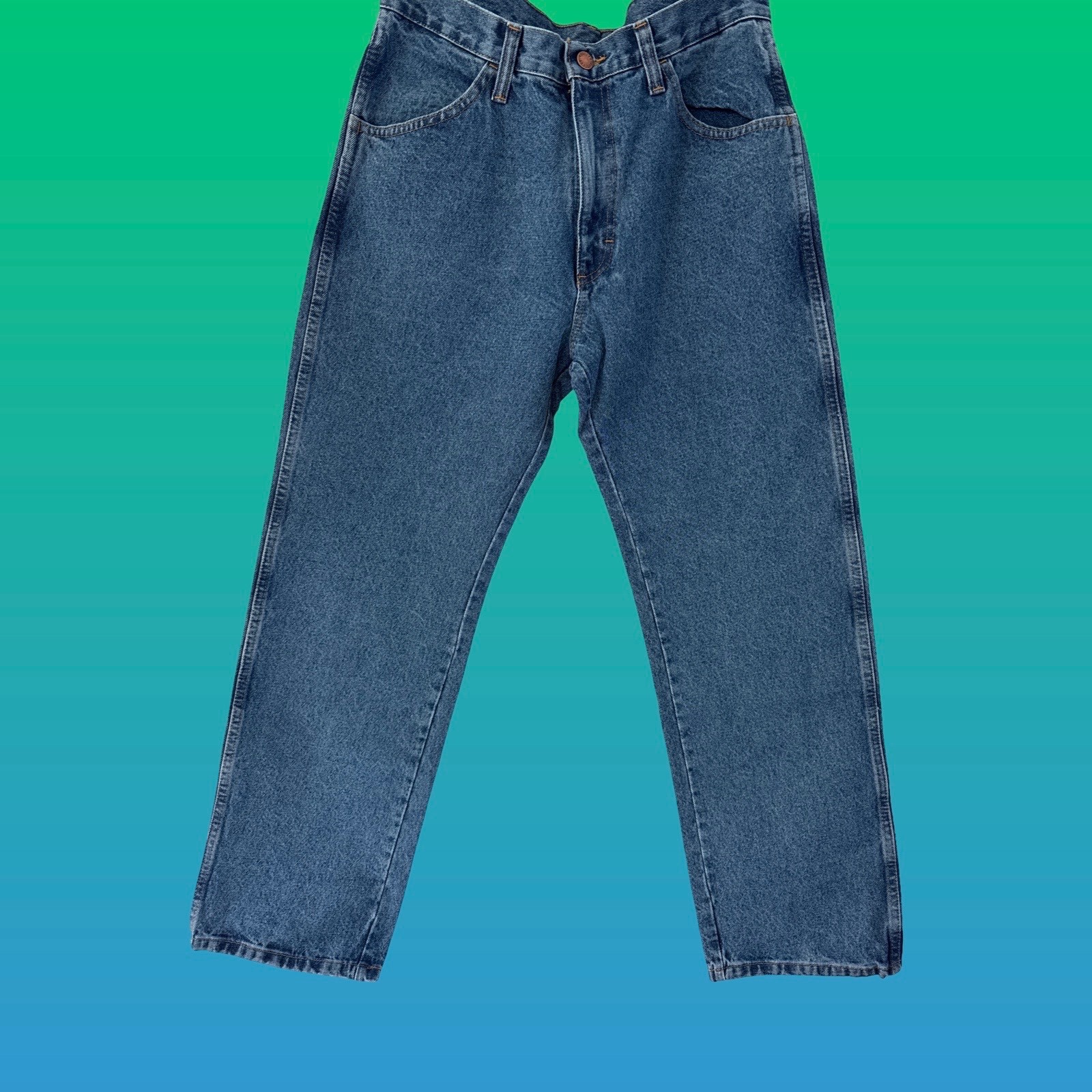 Rustler By Wrangler Heavyweight Denim Size 32X30Reg Fit,Straight Leg 100% Cotton