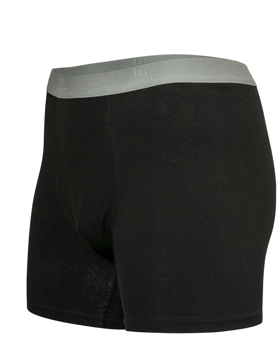 Mens George (6) Pack Black & Gray Stretch Boxer Brief Size: XL (40-42) NWT