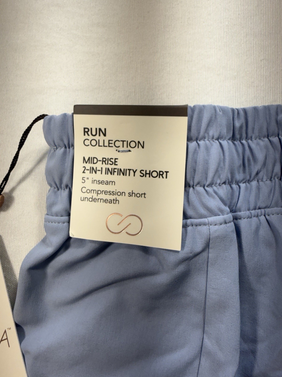 CALIA Run Collection Mid-Rise 2-in-1 Infinity Short Peri Dusk Athletic