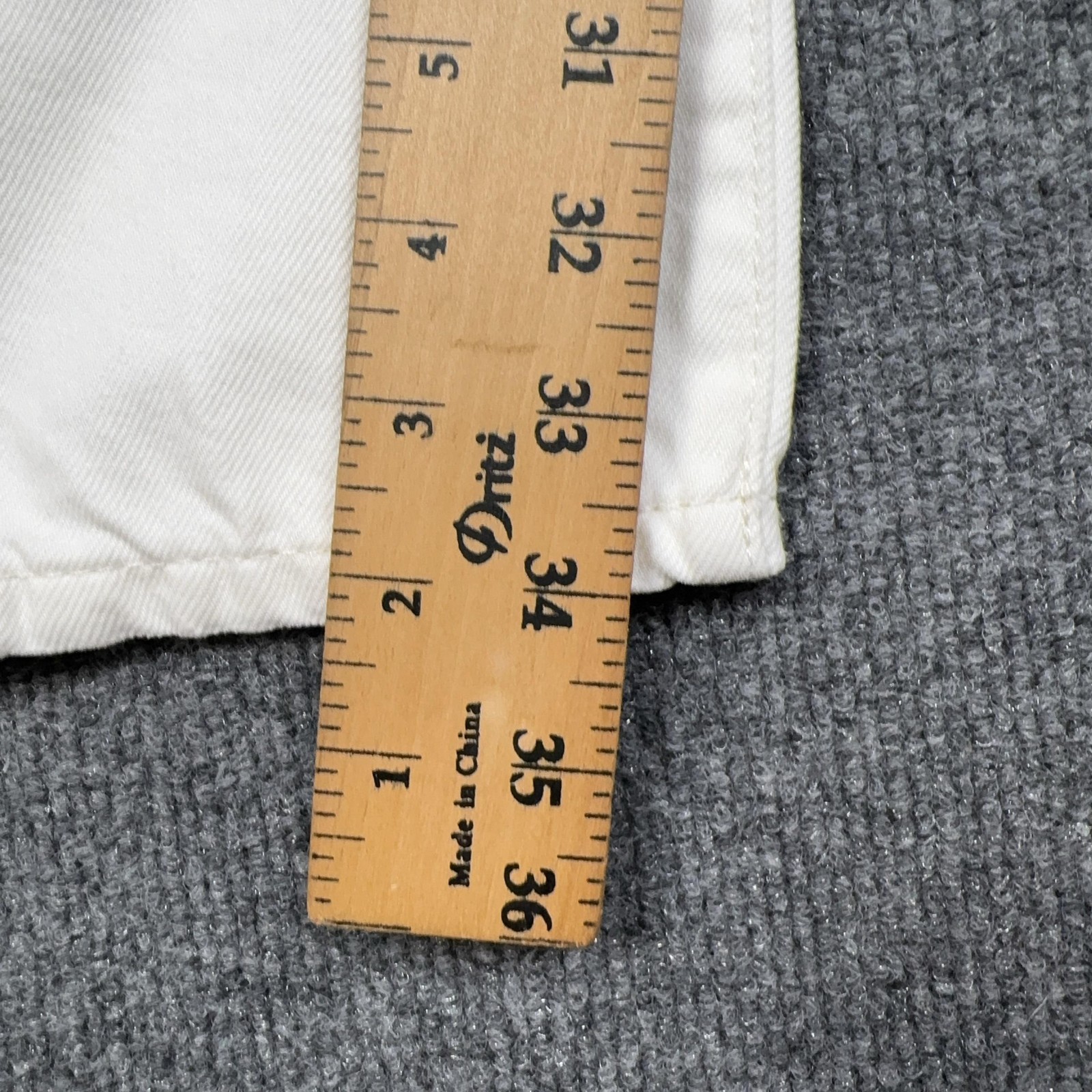 Polo Ralph Lauren The Sullivan Slim Jeans Mens 34×34 White Embroidered Pony