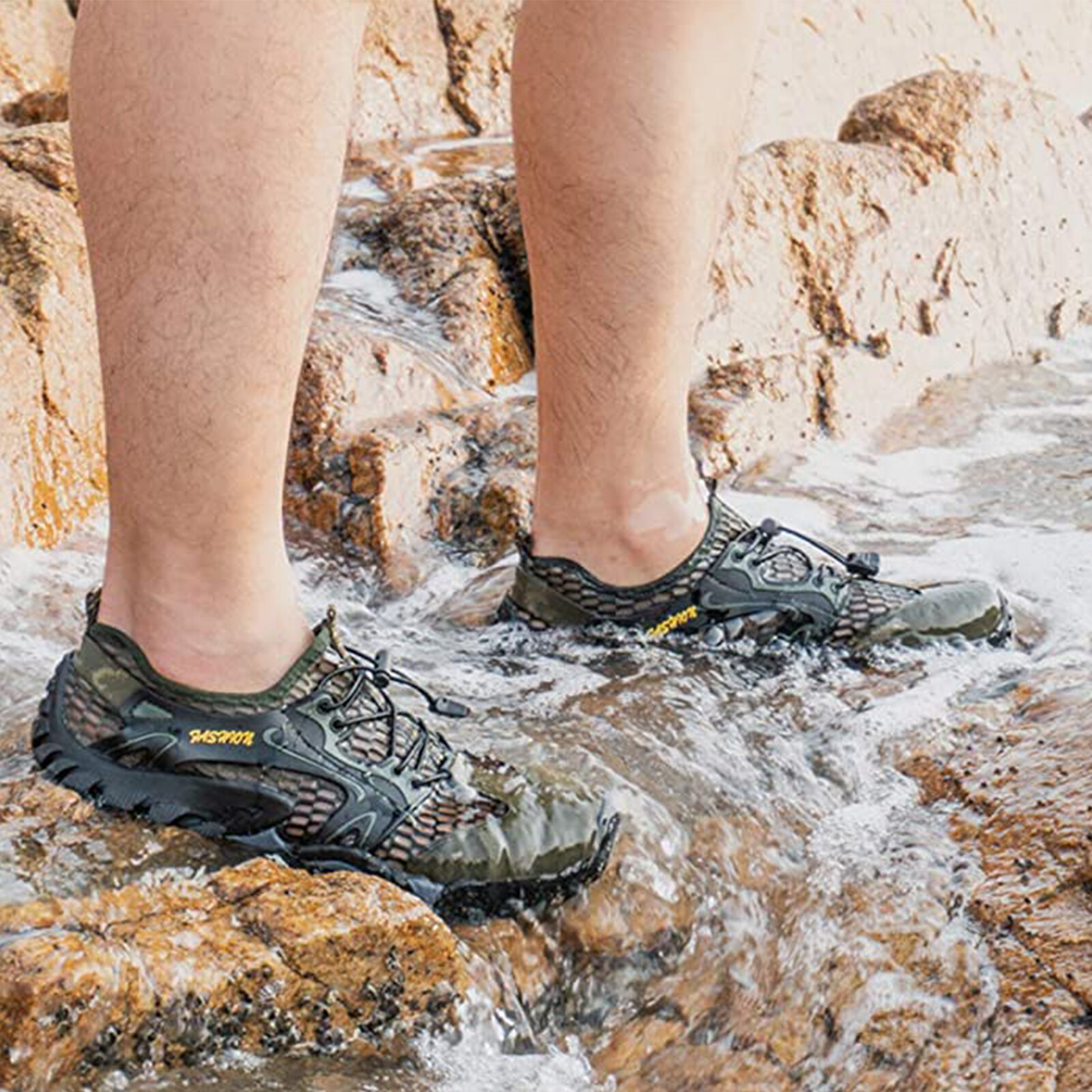 Mens Water Shoes Quick Dry Barefoot Women Beach Diving Surf Aqua Hiking Sandals