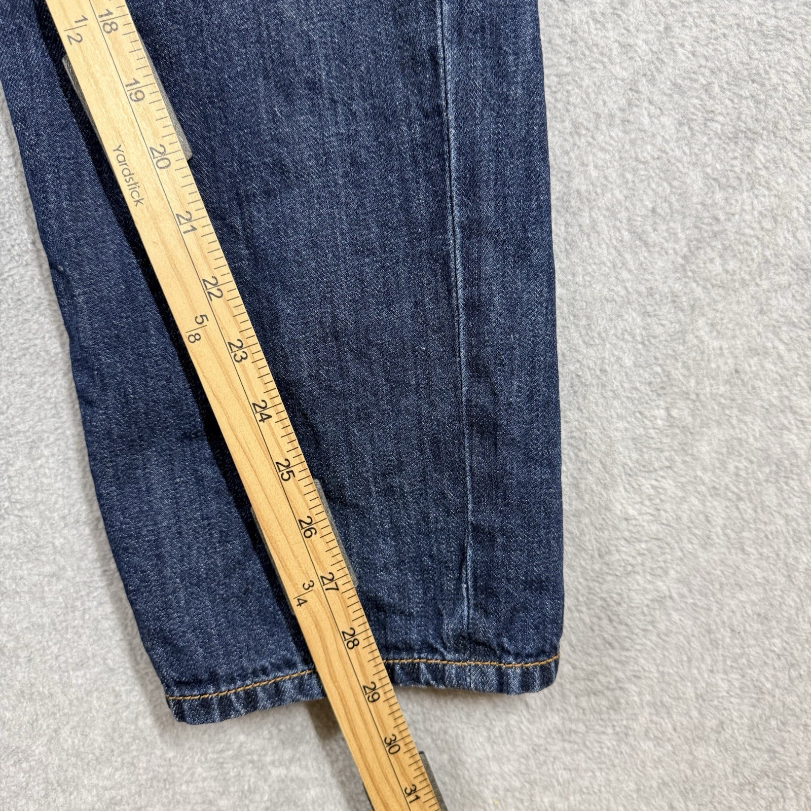 Diesel Jeans Mens 32×29 Blue Tapered Leg Button Fly Modern Dark Wash