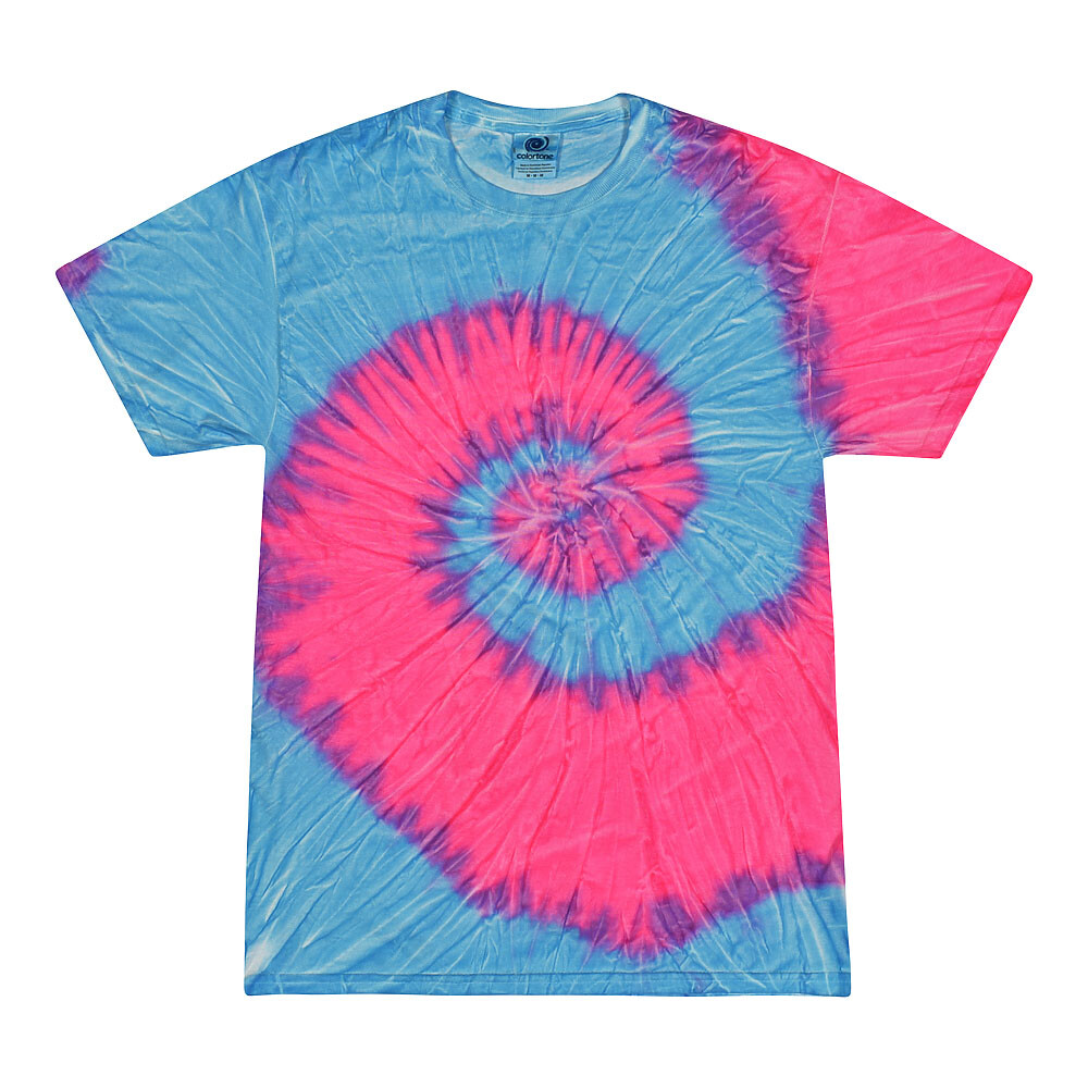 Tie Dye T-Shirts Multi-Color Adult Size 4XL – 5XL 100% Cotton Colortone