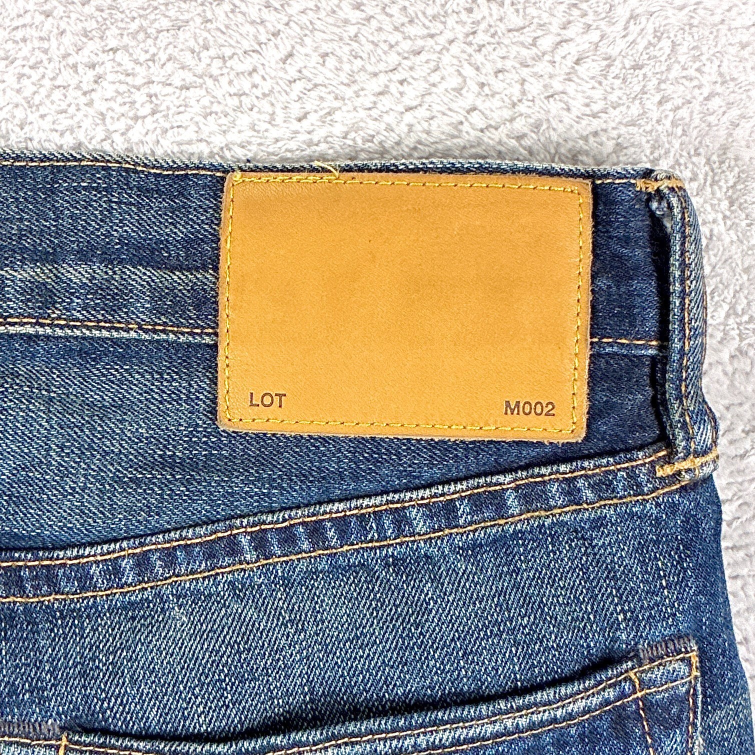 Simon Miller Jeans Mens 29×34 (30×32) Faded Whiskered Selvedge Parkview Slim USA