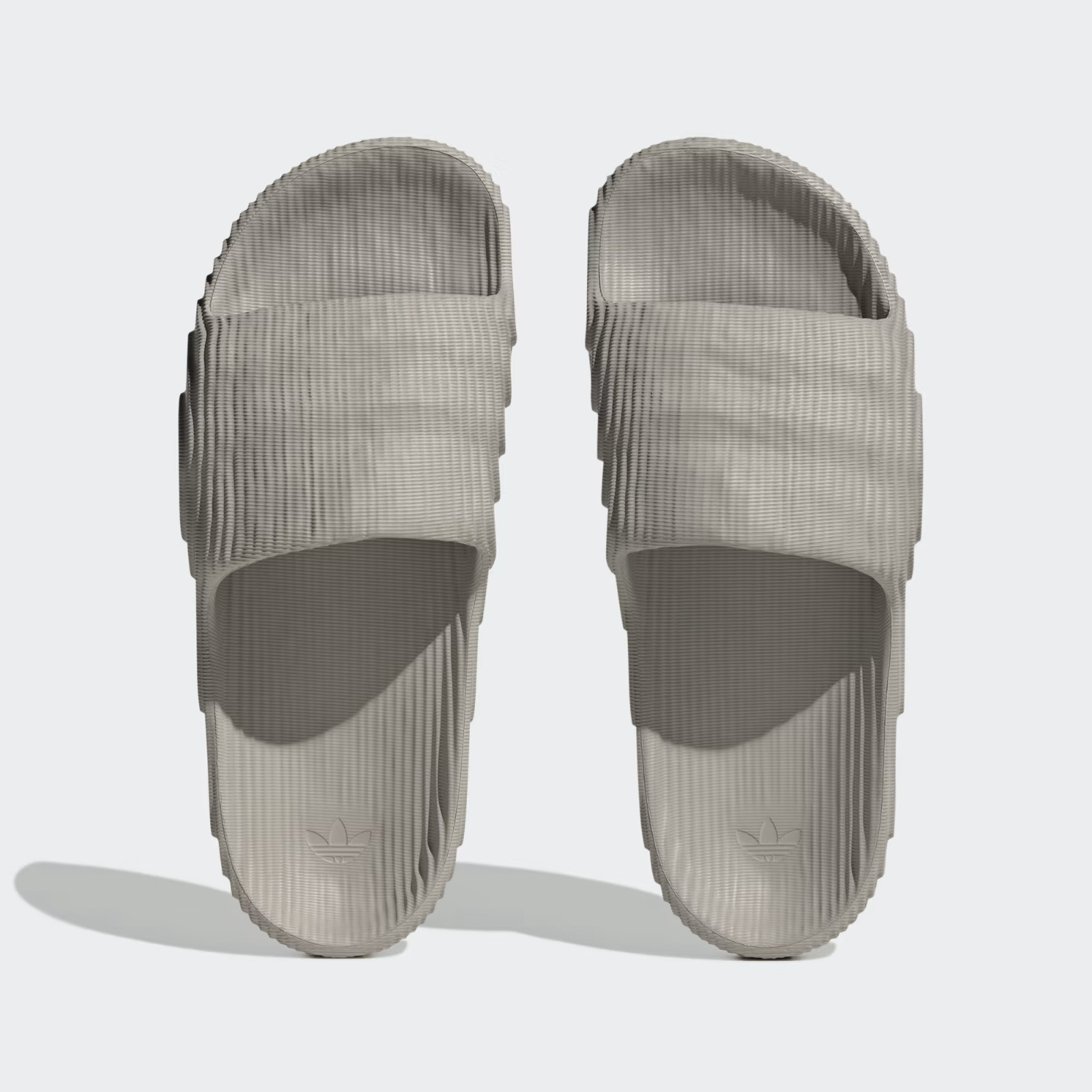 Adidas Mens Adilette-22 Slides – Light Brown/Light Brown/Core Black