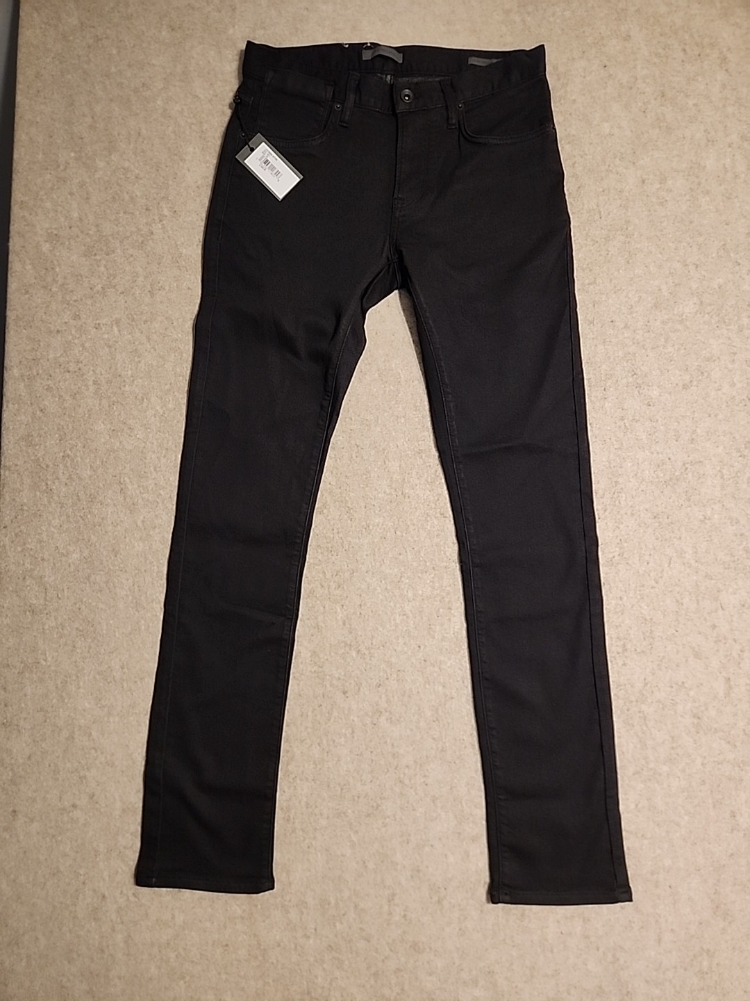 NWT $248 John Varvatos Black Weft Jeans Sz 29×33 J701 regular J701 RX88AYTRR