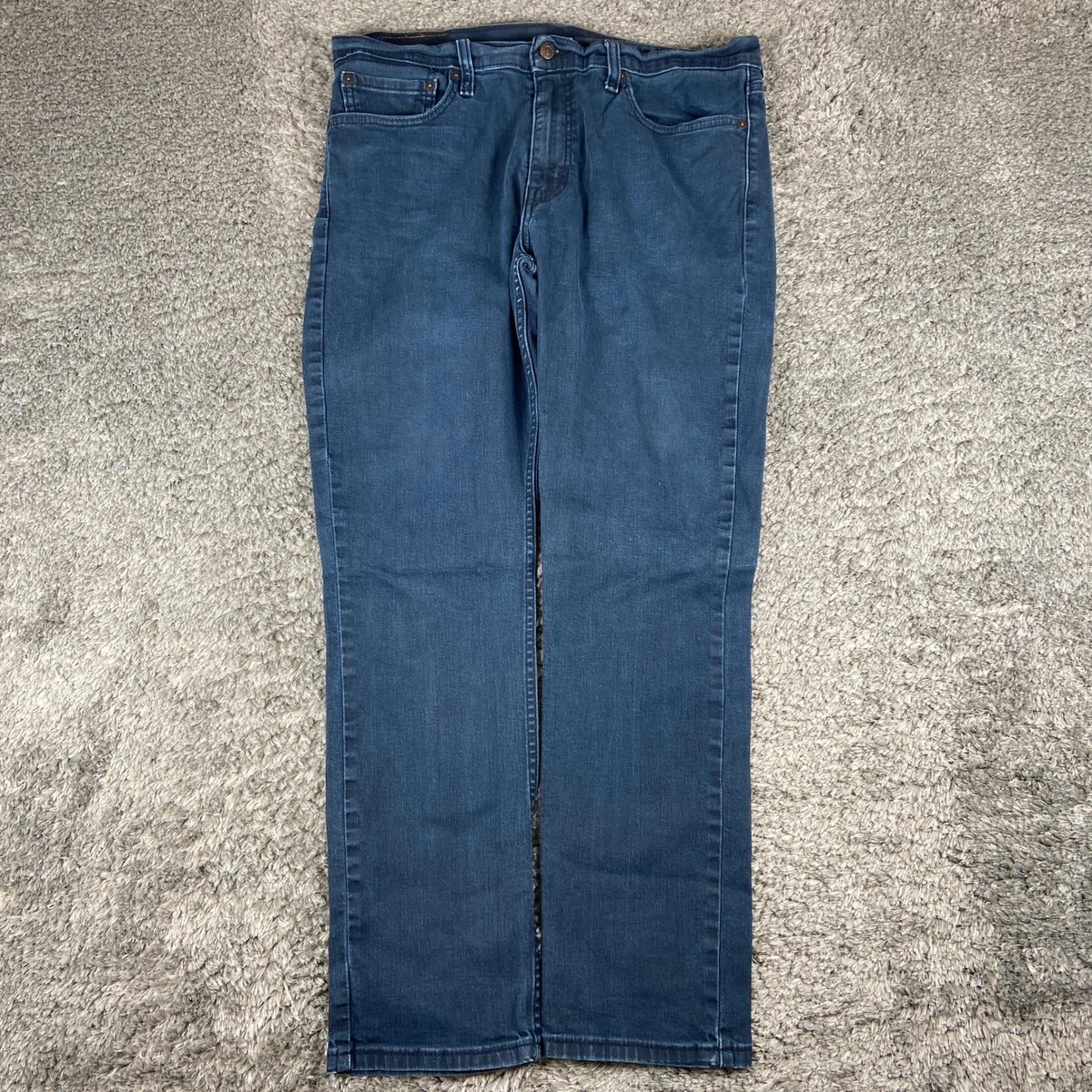 Levi’s 511 Jeans Mens 36×32 Blue Denim Slim Fit Dark Wash Cotton Blend Stretch
