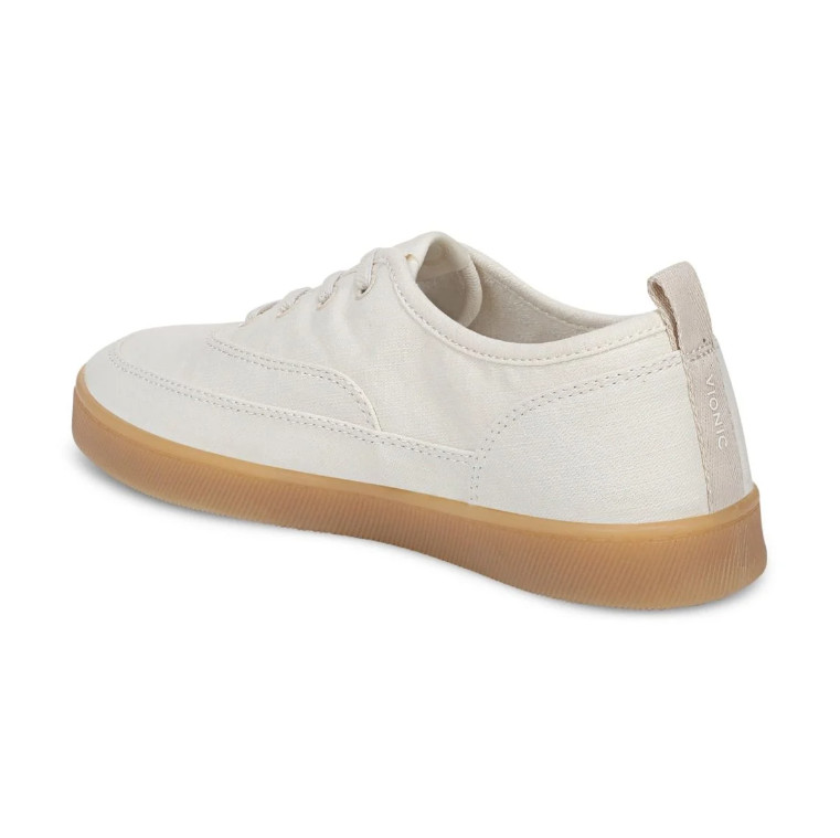 NEW VIONIC Women’s Beach Cyan Slip On Sneaker, Ivory (Medium)- No Import Fees