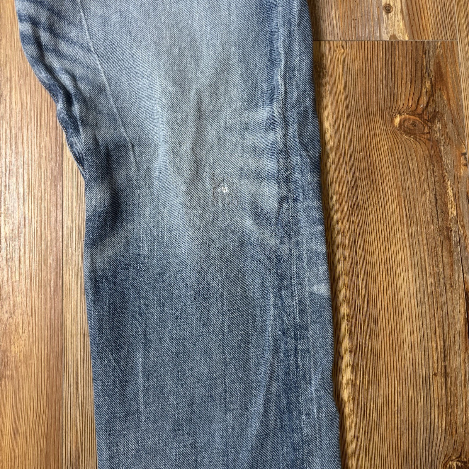 Polo Ralph Lauren Men’s The Sullivan Slim Patchwork Distress Blue Jeans 34×34