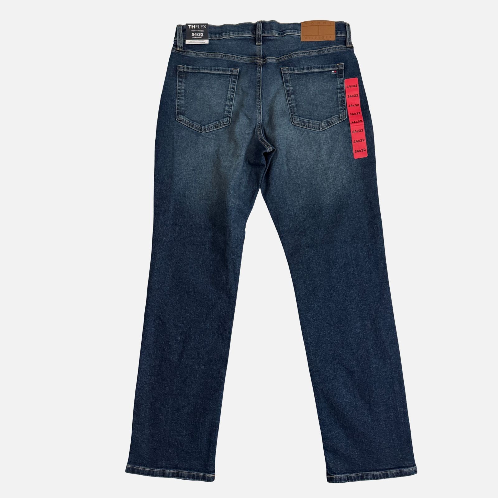 Tommy Hilfiger Mens JeansSize 34×32 Blue , THFLE Authentic Denim Straight , NWT