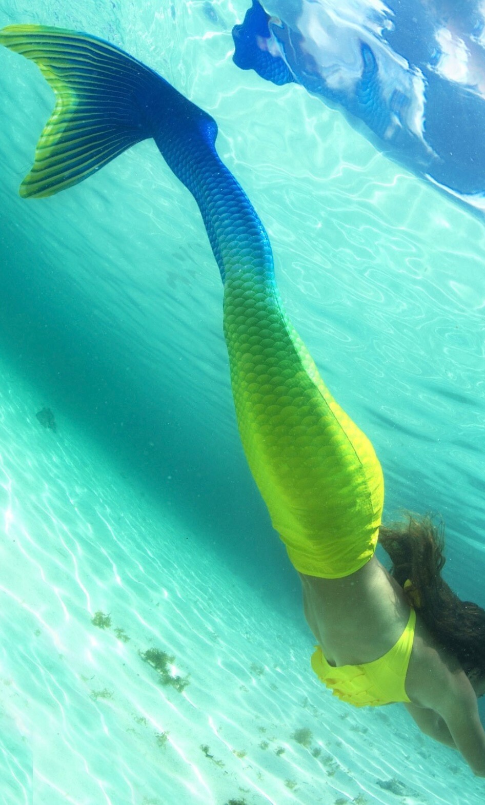 FIN FUN BALI BREEZE LIMITED EDITION MERMAID TAIL WITH SILICONE FINN