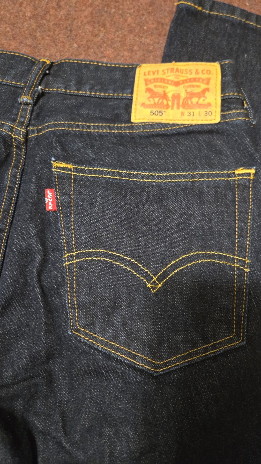 Levi’s 505 31×30 Measures 30×30 Dark Wash Jeans